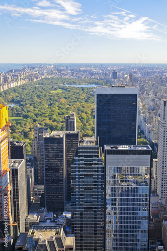Manhattan from above  New York  USA