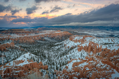 ryce Canyon National Park during winter