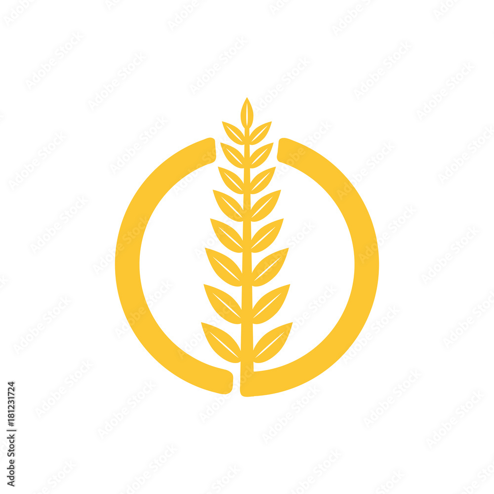 wheat food agriculture logo wheat food agriculture logo