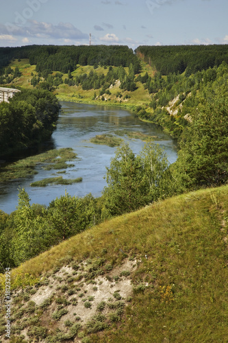 Sylva river in Kungur. Perm Krai. Russia