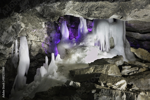 Kungur Ice Cave. Perm Krai. Russia photo