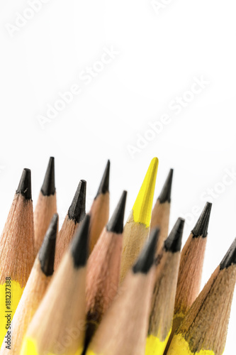 Macro group of pencils