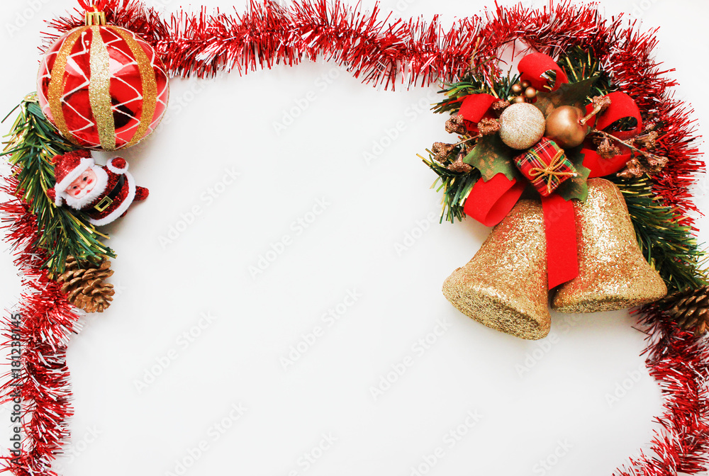 Bell template for christmas decoration top