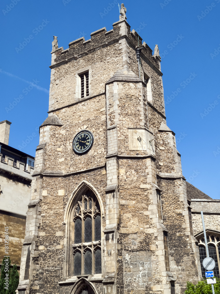 St Botolph's Parish Church Cambridge Cambridgeshire England UK which was built around 1350 and dedicated to the patron saint of travellers