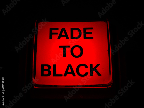 Fade to black button photo