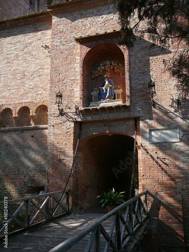 Territorial abbey in Monte Oliveto Maggiore photo