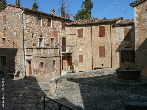 View of the city of Rapolano Terme
