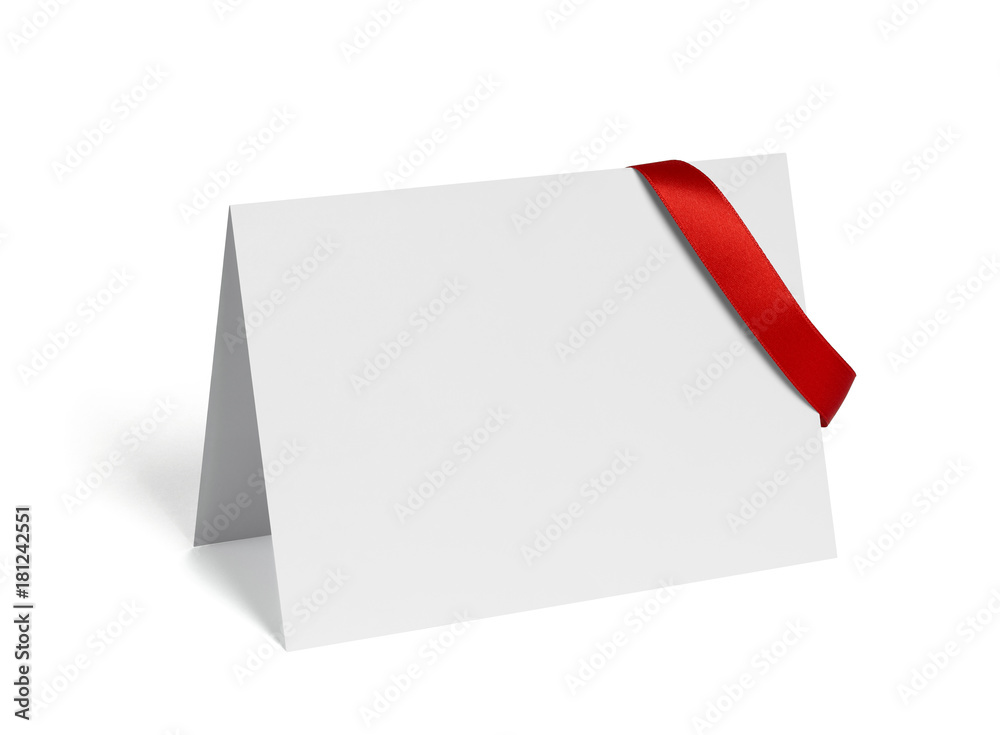 folded leaflet red ribbon bow paper template book desktop calendar folded leaflet red ribbon bow paper template book desktop calendar
