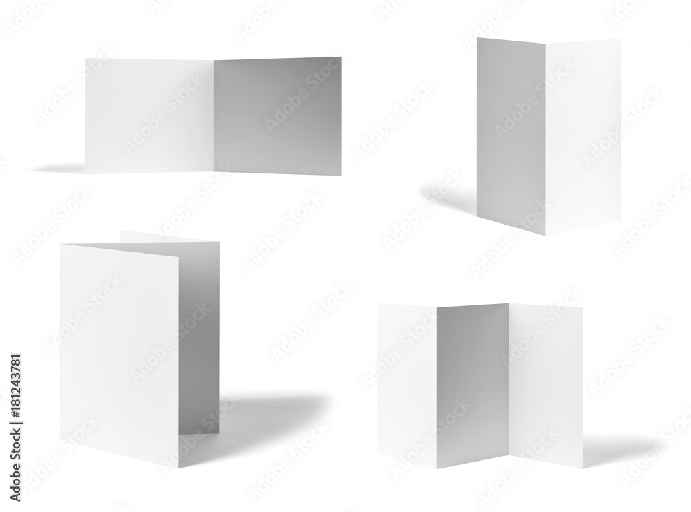 folded leaflet white blank paper template book desktop calendar folded leaflet white blank paper template book desktop calendar