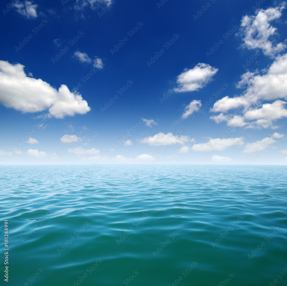 Obraz premium Blue sea water surface