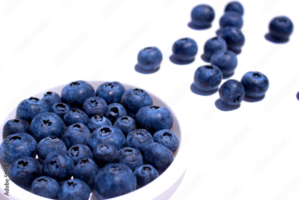 Blueberry. Close-up view of fresh Blueberries isolated on white background. Blueberry. Close-up view of fresh Blueberries isolated on white background.