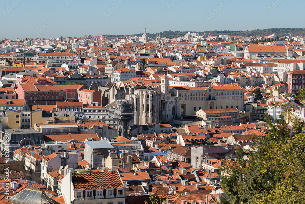 Panoramic view of Lisbon, Portugal