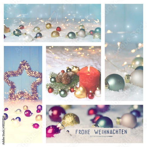 Weihnachten - Collage - bun...