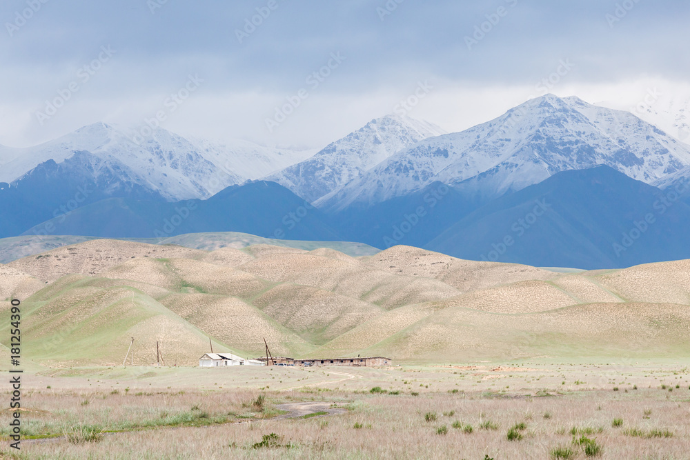 Mountains in Kyrgyzstan district of Naryn Mountains in Kyrgyzstan district of Naryn