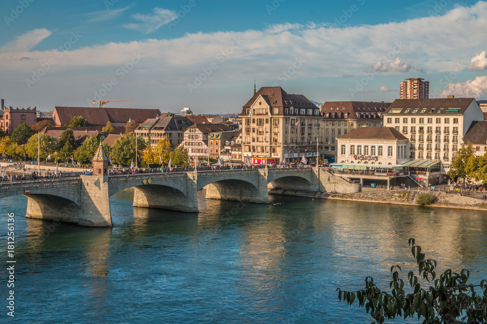 Old city of Basel Switzerland