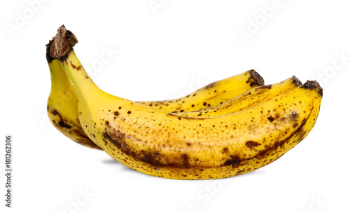 Yellow over ripe bananas