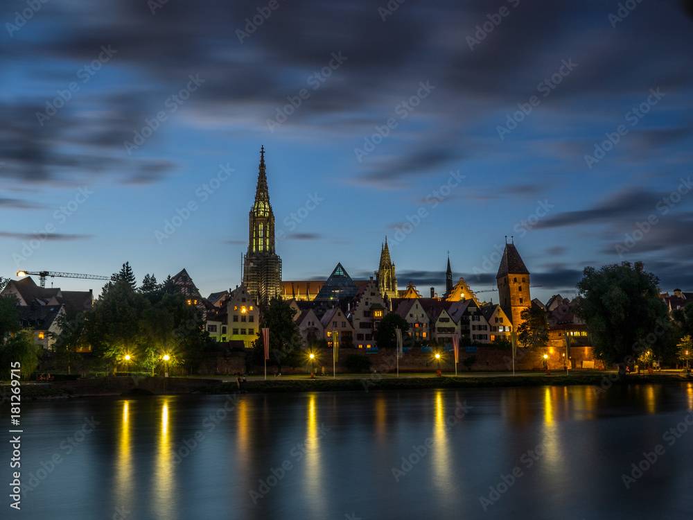 Evening in Ulm, Germany