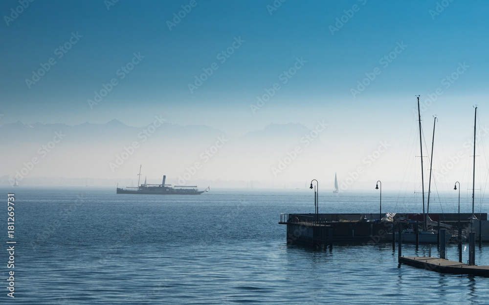 autumn at lake constance