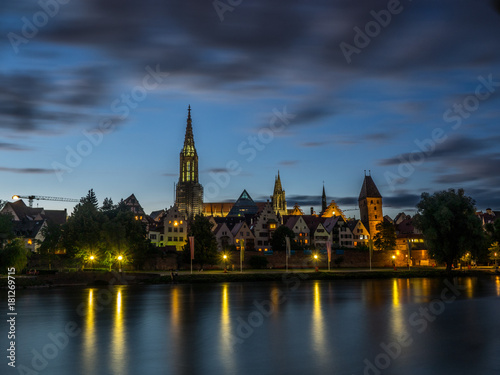 Evening in Ulm, Germany