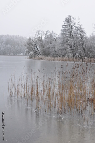 Jezioro zimą