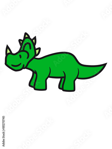 triceratops hörner süß niedlich klein kinder groß comic cartoon dinosaurier saurier dino