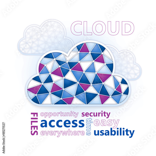 access to files in the cloud everywhere graphic