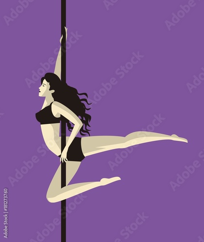 pole dancer fitness girl