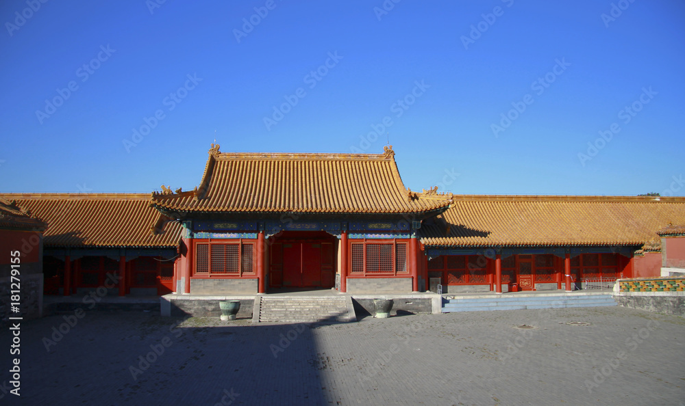 Temples Of The Forbidden City In Beijing China