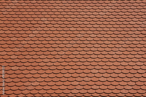 roof of red tiles - texture