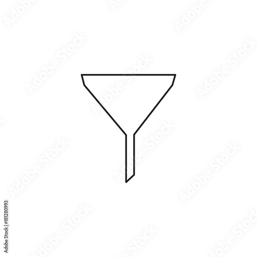 filter line vector icon