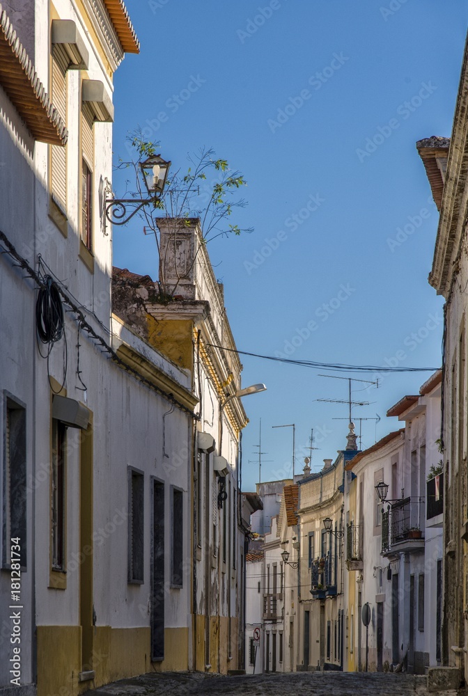 Rue à Beja, Alentejo, Portugal