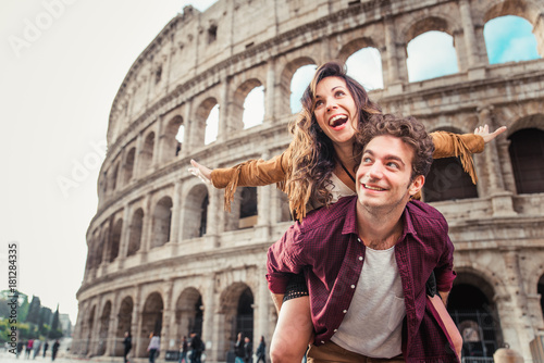 Couple at Colosseum, Rome