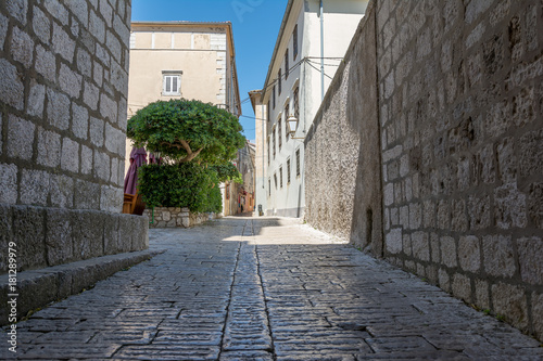 Old town Krk, Mediterranean, Croatia, Europe photo