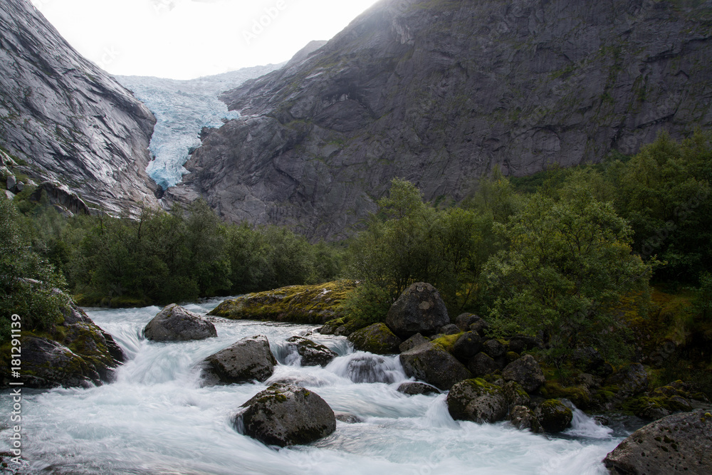 Briksdalsbreen, Sogn og Fjordane, Norwegen Briksdalsbreen, Sogn og Fjordane, Norwegen