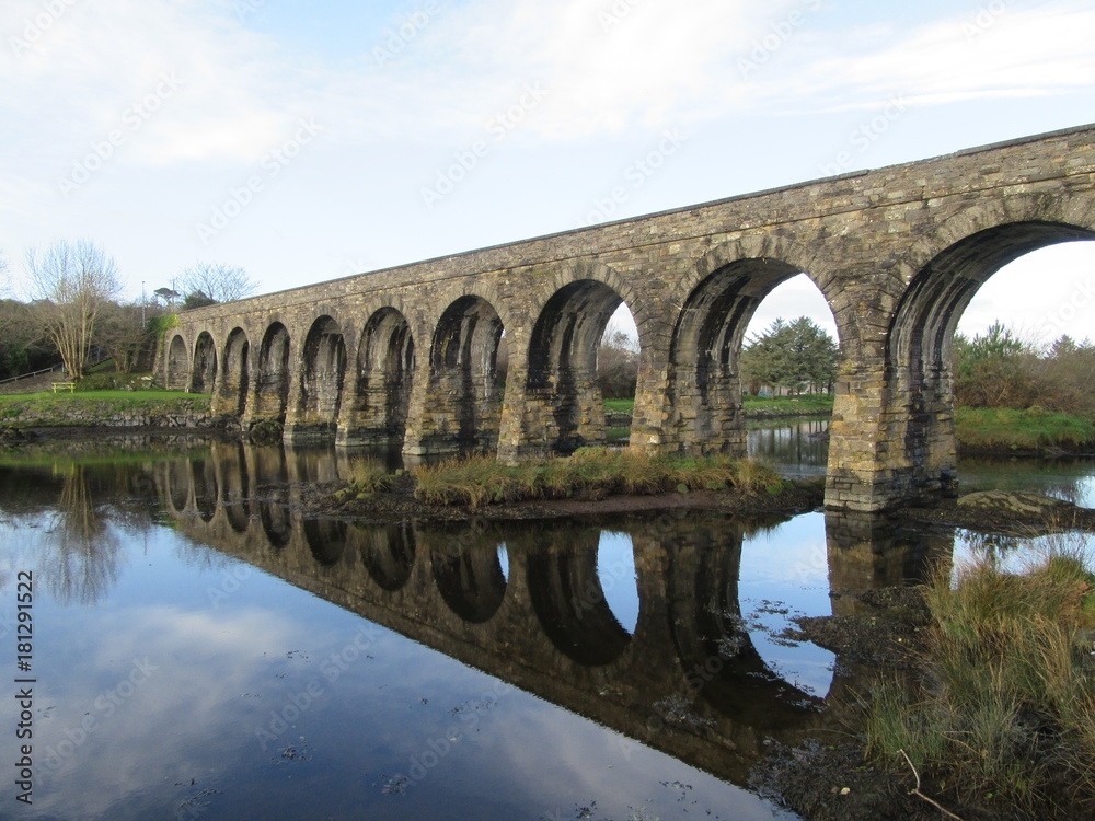Fototapeta premium Twelve arch bridge in Ballydehob