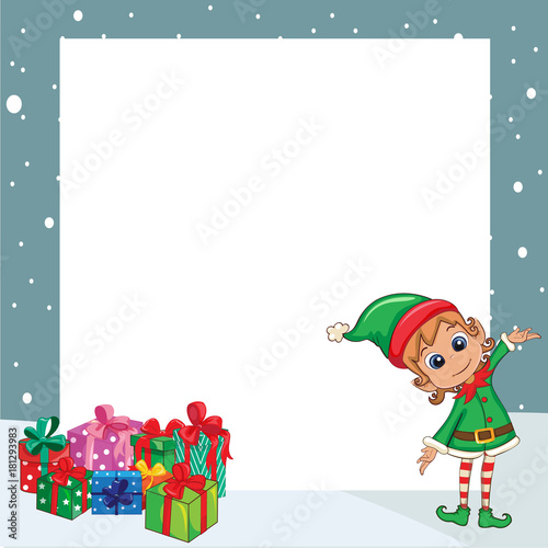 Cute Christmas elf