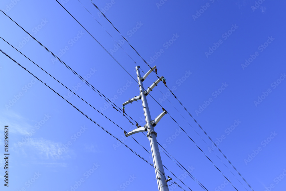High pressure line and high voltage line