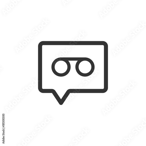 Valokuva Message 01 Line - Voice Message Icon