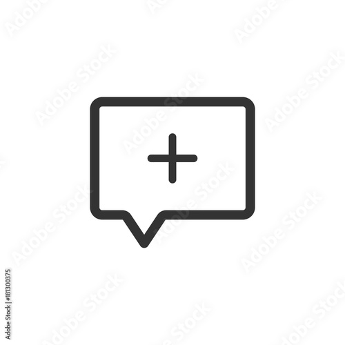 Message 01 Line - New Message Icon