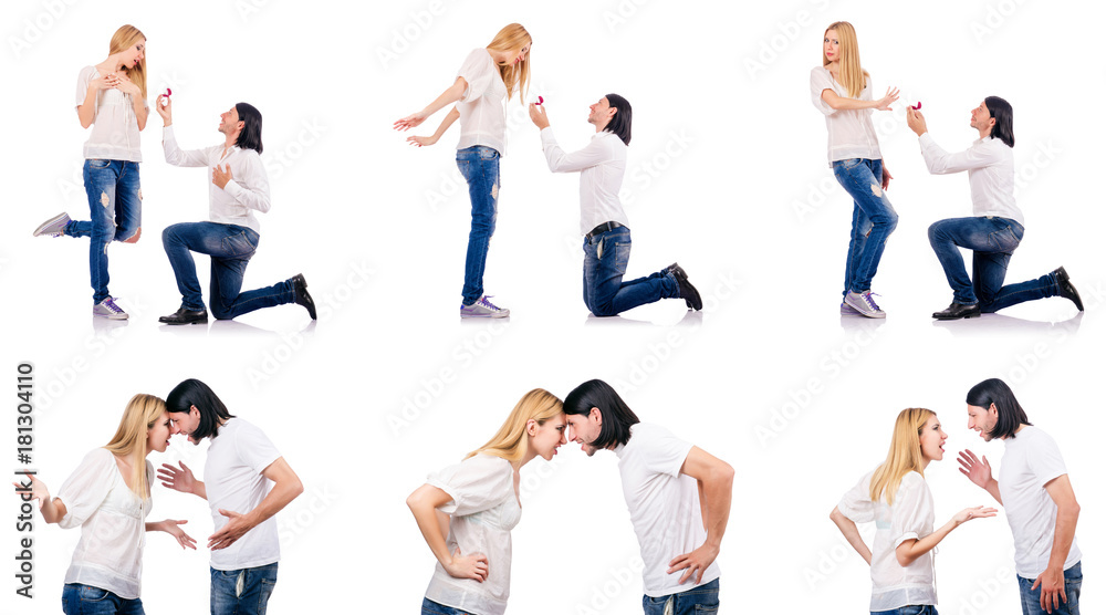 Obraz premium Pair of man and woman