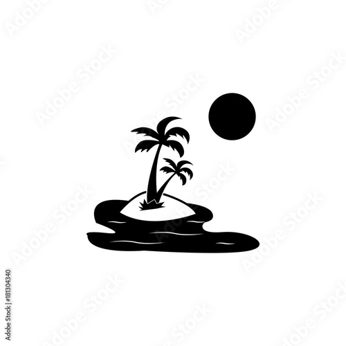 exotic island icon