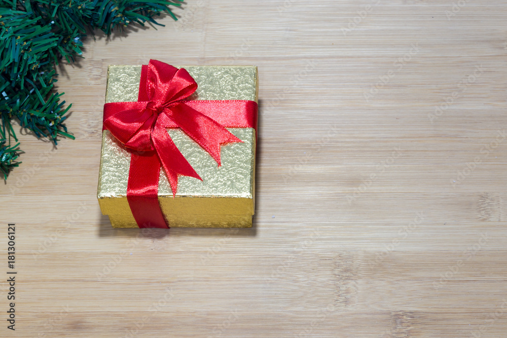 Christmas background with gift box,New Year background