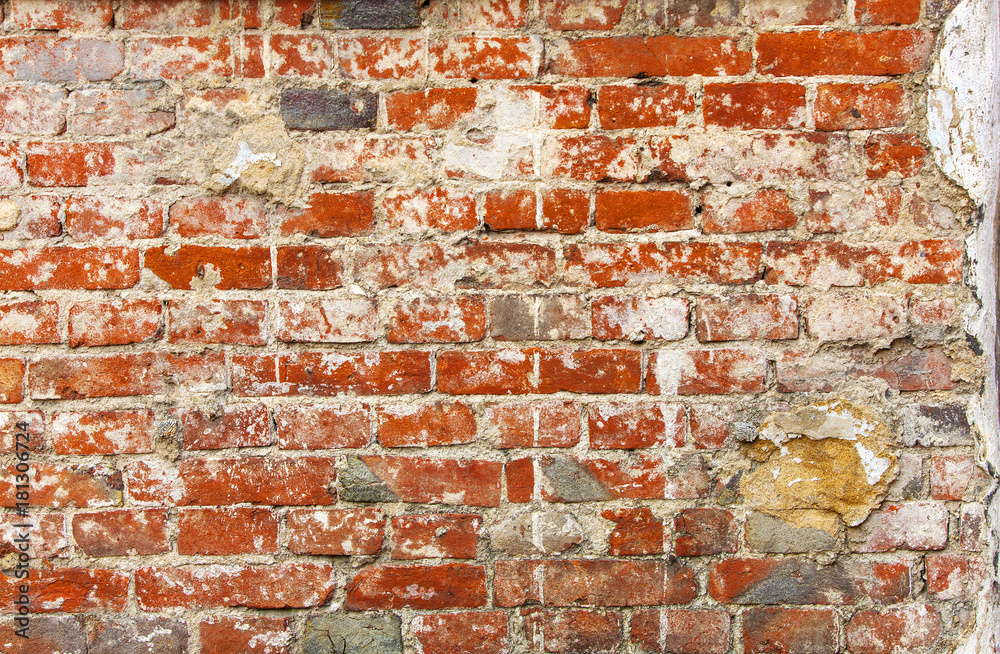 Fototapeta premium Old Brick wall background or texture.