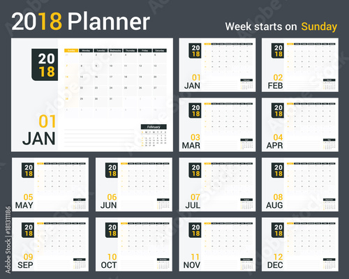 2018 Planner