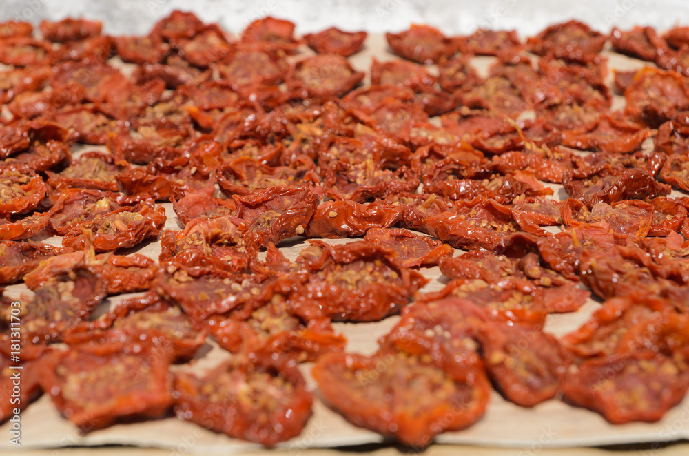 Sun dried tomatoes, Salina, Aeolian Islands, Sicily