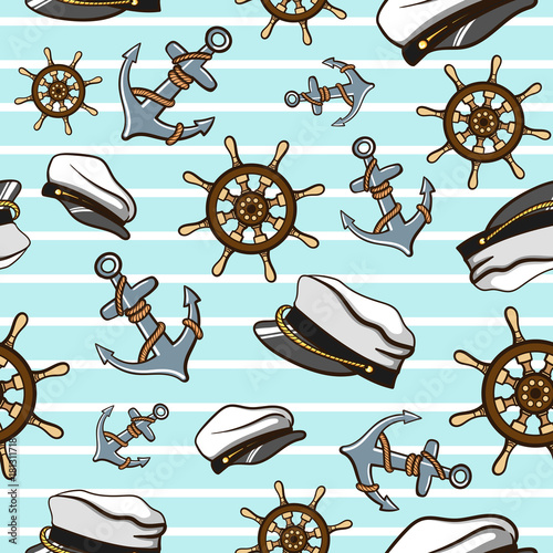 Nautical Seamless Pattern