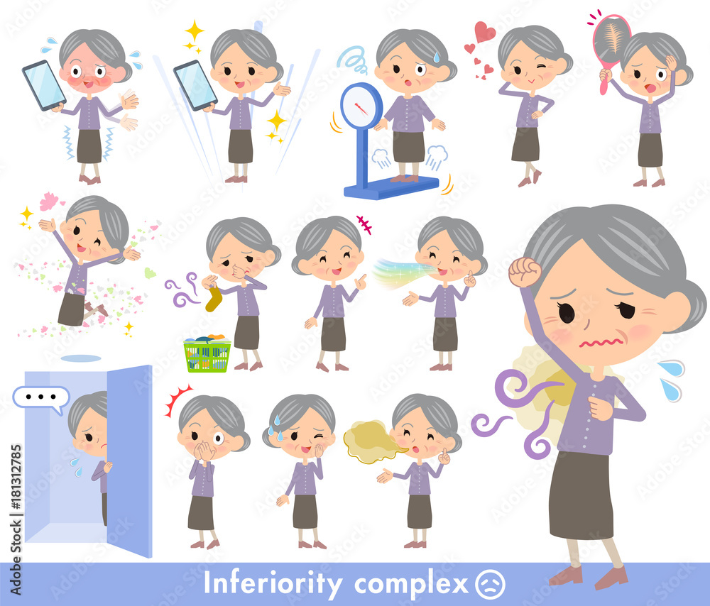 Purple clothes grandmother_complex Purple clothes grandmother_complex