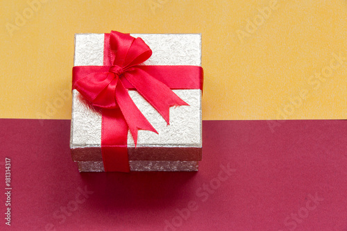 Christmas background with gift box,New Year background