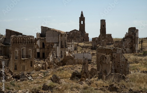 Ruines de Belchite Viejo, Aragon, Espagne photo
