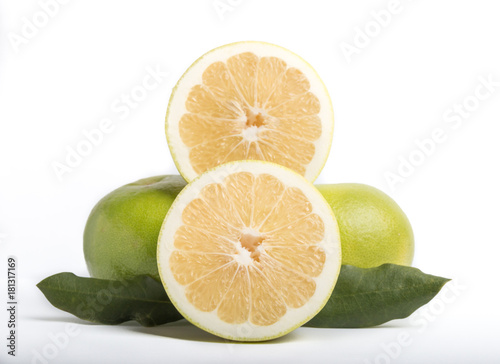 grapefruit isolated on a white background